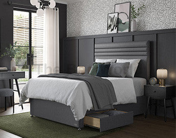 Adore Divan Bed Base With 26 Inches Headboard