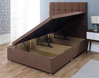 The Remy Side Lift Ottoman Divan Bed With 26 Inches Headboard