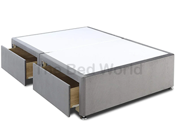 Grandeur Platform Top Divan Bed Base With 26 Inches Headboard