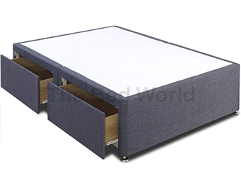 Grandeur Series Divan Bed Base With 26 Inches Artus Headboard