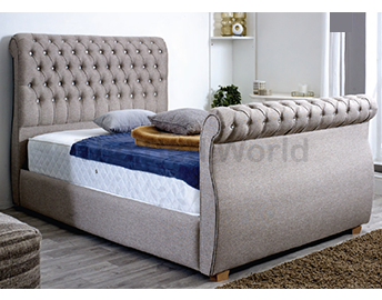 Charles Upholstered Sleigh Bed